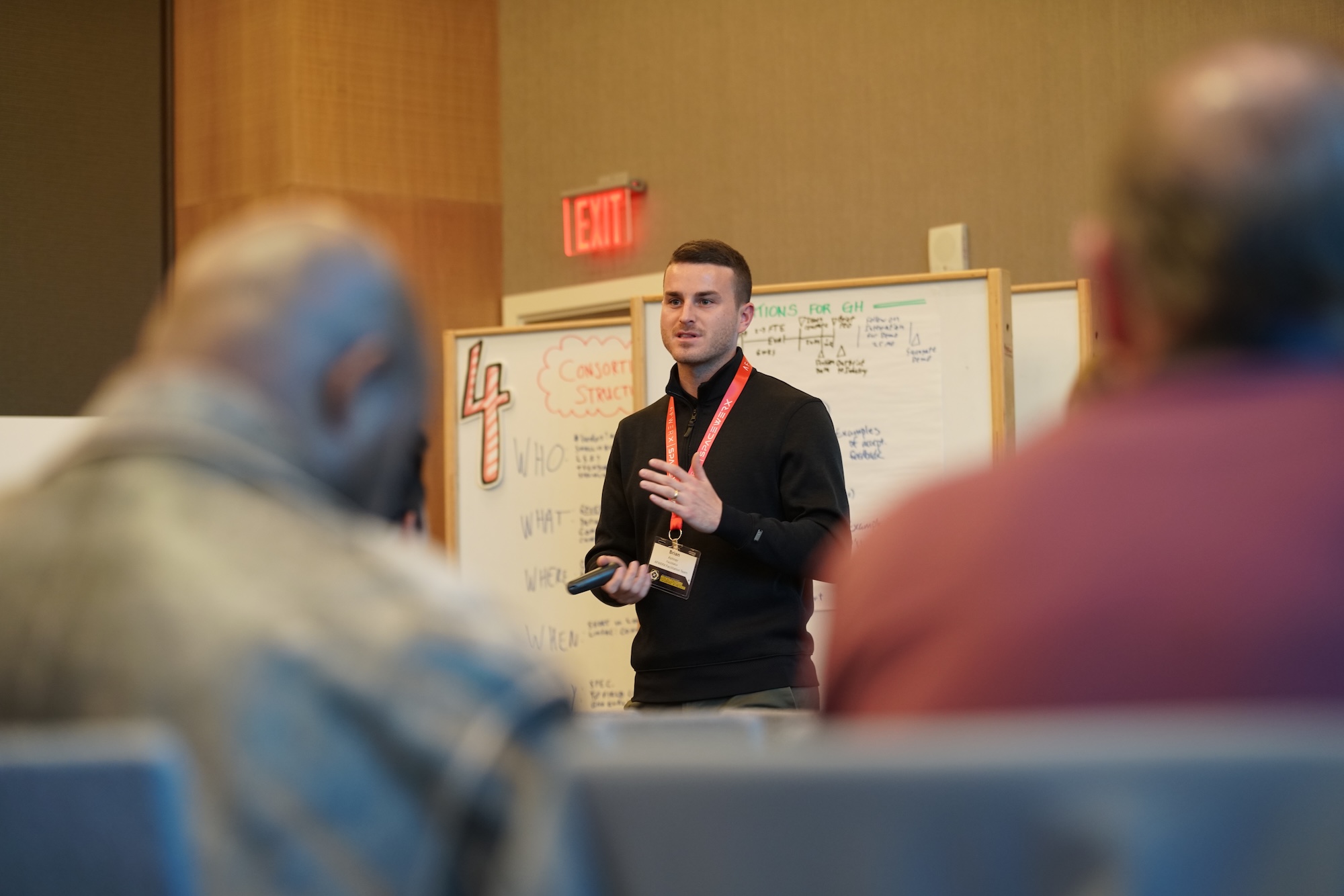 Brian Kehner facilitating a leadership session